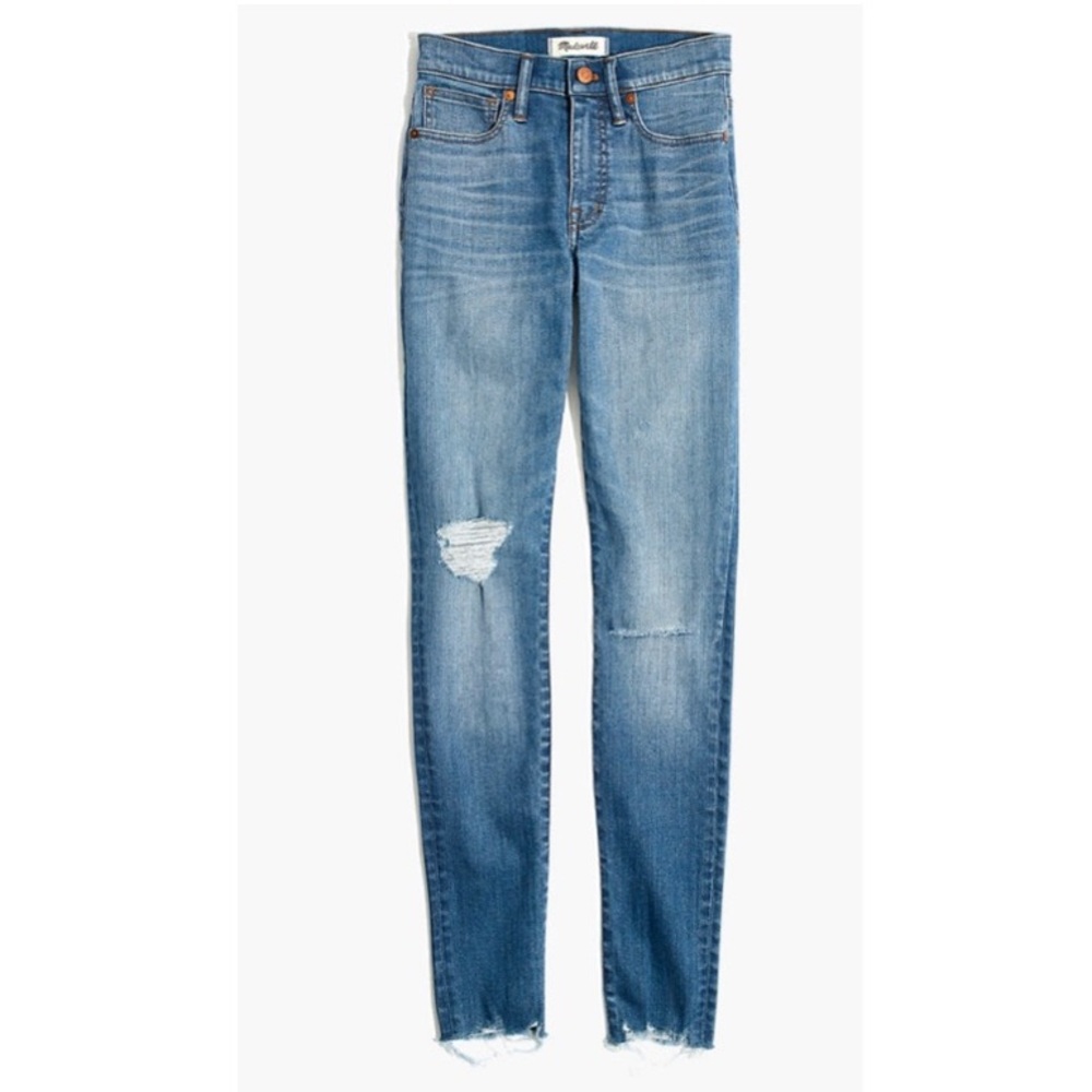 Madewell 9" Mid-Rise Skinny Jeans in Frankie Wash